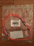 Monoprice PID:2601 Fiber Optic Patch-cable, Mm, Duplex, St-st, OM1, 1-METER. Fixed Price $9.99.