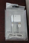 Just Wireless - Dual Usb Port Micro Cable Wall Charger White, 5FT 13103. Fixed Price $6.20.