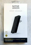 Native Union Smart Charger Slim 2-PORT Foldable Usb-a Universal Slate Gray. Fixed Price $9.00.