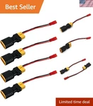 Linsyrc 4 XT60 Connectors With Jst Female Plug - Ideal For Lithium Batteries. Fixed Price $12.99.
