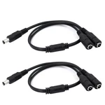 Gintooyun Dc Splitter Cable FEMALE,5.5MM X 2.1MM Power Black. Fixed Price $11.94.