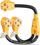 Mecmo Prong Nema 14-30 Splitter Cord 2.2FT For Amp New Dryer & Level. Fixed Price $70.39.