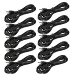10 Pack Ft Ballast Computer Power Cable 16 Awg 125V Cord Psu Supply 3 Prong. Fixed Price $33.99.