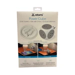 Atomi Power Cube Wall/desktop Charger 3 Ac Outlets Usb-c Ports White New. Fixed Price $8.99.