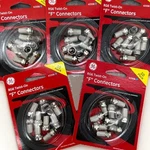 Ge 43306 RG6 Weatherproof Twist-on Connectors Lot 5- 10 Packs (50 Pcs) 2. Fixed Price $18.36.