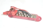 Jquad Red 12 Terminal Distribution Block Plate Ring Fxr Fl. Fixed Price $18.00.