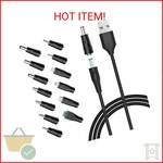 Powseed 5V Universal Dc Power Cable, Usb To Charging Cord With 13PCS Adapter. Fixed Price $13.58.