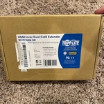 Tripp-lite P167-000 Hdmi Over Dual CAT5 Extender Wallplate Kit. Fixed Price $30.00.