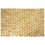 Megachef Bamboo Wood 16.25 X 24.5 Inch Rectangle Bathroom Mat. Fixed Price $25.52.