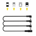 Fite On 3-WAY Daisy Chain Cable For Electric Guitar Effect Pedal Power Adapter. Fixed Price $10.16.