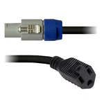 6 Inch Powercon Style Cable PP14-GACM-1/2 Procraft Gray Out Female Edison Usa. Fixed Price $10.95.