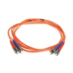 Monoprice 2602 Fiber Cord,duplex,st, ST,2M,ORANGE 14C124. Fixed Price $9.44.
