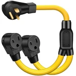 Lazmumi 50A Nema 6-50P To 2 Outlet 6-50R Y Splitter Power Cord Adapter 3 Pron.... Fixed Price $81.65.