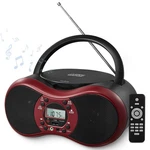Dgxwllw Portable Cd Player Boombox For Home With Fm Radio, Bluetooth, Red. Fixed Price $79.81.