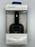 Insignia Vehicle Power Adapter Splitter Black Model: Ns-dpadc. Fixed Price $7.99.