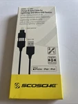 Scosche I3M Charge & Sync Cable With Mfi-certified Lightning Connection 3' Ft. Fixed Price $6.29.
