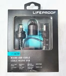 New Lifeproof Lifeactiv Braided Lanyard Phone Micro Usb Cable 15" 2.4A 78-51259. Fixed Price $9.45.