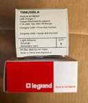 Legrand Pass Seymour TM8USBLA Light Almond Port 2.1A + 15A Outlet Receptacle. Fixed Price $18.00.