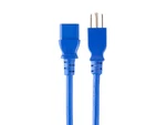 Monoprice 18AWG Power Cable, 6FT, Blue, 3 Conductor Pc Connector Socket. Fixed Price $10.10.