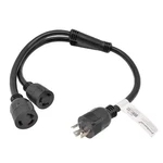 Ft. 10/3 Stw 3-WIRE Amp Nema Y Splitter Cord L6-30P To (2). Fixed Price $58.99.
