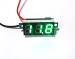 Bbt 2 Wire Marine Grade Green Led Mini To 100 Volts Dc Digital Meter. Fixed Price $11.95.