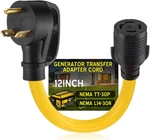 TT-30P L14-30R Amp Generator Adapter Cord Compatible With Nema, 3PRONG Mal. Fixed Price $35.98.