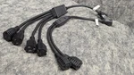 New C2G 18' 16 Awg To & 4 Power Cord Splitter. Fixed Price $13.49.