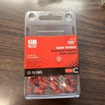 Gb Gardner Bender Spade Terminal 12 16 Ewg 100 Piece. Fixed Price $14.95.