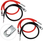 Cartman 4AWG 24-INCH Battery Inverter Cables Pack (2 Black & Red). Fixed Price $19.95.