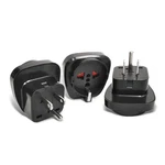 Orei GP-95 Schuko European To Usa Grounded Plug Adapter 3 Pack. Fixed Price $11.99.
