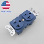 Rhodium Pure Copper Us Power Receptacles Wall Duplex Distributor Socket Outlet. Fixed Price $28.00.