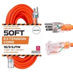 Iron Forge Cable Lighted Outdoor Extension Cord 50 Ft 10 Gauge Heavy Duty Ex.... Fixed Price $114.81.
