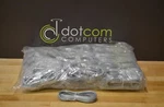 Lot 100 Silver Line Cord 2PAIR 4WIRE Analog Polycom Sound Station Premier, 14'. Fixed Price $138.00.