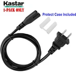 Ac Power Cord, U.s. Standard 2-PRONG / Pins FIGURE-8 For Apple Tv 5 Feet Long. Fixed Price $7.38.