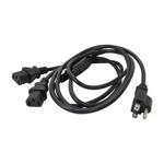 Startech.com PXT101Y 6 Ft. Standard Computer Power Cord Nema 5-15P To 2X C13. Fixed Price $12.89.