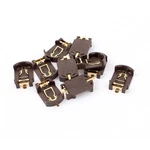 Pack Of 10 Plastic Button Cell Battery Socket Holder For Brown. Fixed Price $13.65.