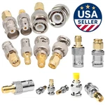 12 Pack Of Bnc To Sma Rf Coaxial Adapters - Simple Setup For Antenna Connections. Fixed Price $26.99.