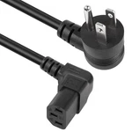 90 Degrees Prong Ac To IEC320 C13 Power CORD,10A 125V Down Angle Nema 5-15P.... Fixed Price $16.19.