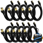 Cat 7 Ethernet Cable Feet (10 Pack), Multi High Speed Internet Cord, .... Fixed Price $64.80.