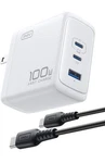 Usb Charger, Iniu 3-PORT 100W Gan Compact Foldable Pd Pps Wall. Fixed Price $89.99.