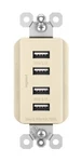 Legrand Radiant TM8USB4LACC6 Decorator Outlet Quad Charger, 4.2 Amp Multi.... Fixed Price $84.49.