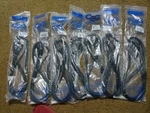 Lot Of 7X C2G 03143 - 10FT 18 Awg Computer Power Extension Cord Prong. Fixed Price $21.49.