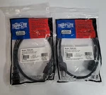 Lot Of Tripp Lite Model P006-003 125 Volt 10A Black 3' Power Cord CP8950. Fixed Price $18.95.