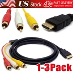 1080P Hdmi Male To 3 Video Audio Component Converter Adapter Cable Hdtv. Fixed Price $15.99.