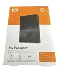 My Passport WDBR9S0060BBK 6TB Hard Drive. Fixed Price $189.00.