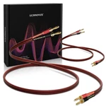 Ucinnovate 2 Pack High-end Pure Copper Hifi Ofc Speaker 9.8FT, Red. Fixed Price $39.51.