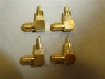 Vanco 120060 Rca Right Angle Adapter Elbow Set Of (4). Fixed Price $11.97.