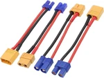 4PCS XT60 EC2 And EC3 Plug Female Adapter Connector For Lipo Nimh. Fixed Price $22.75.