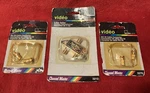 Channel Master Tv Lot (3) Way Splitter 3212 + Rg 59 Cable Connector New. Fixed Price $8.88.