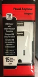 Pass & Seymour TM8-USBWCC6 Charger+ Tamper Resistant Receptacle, White. Fixed Price $14.99.